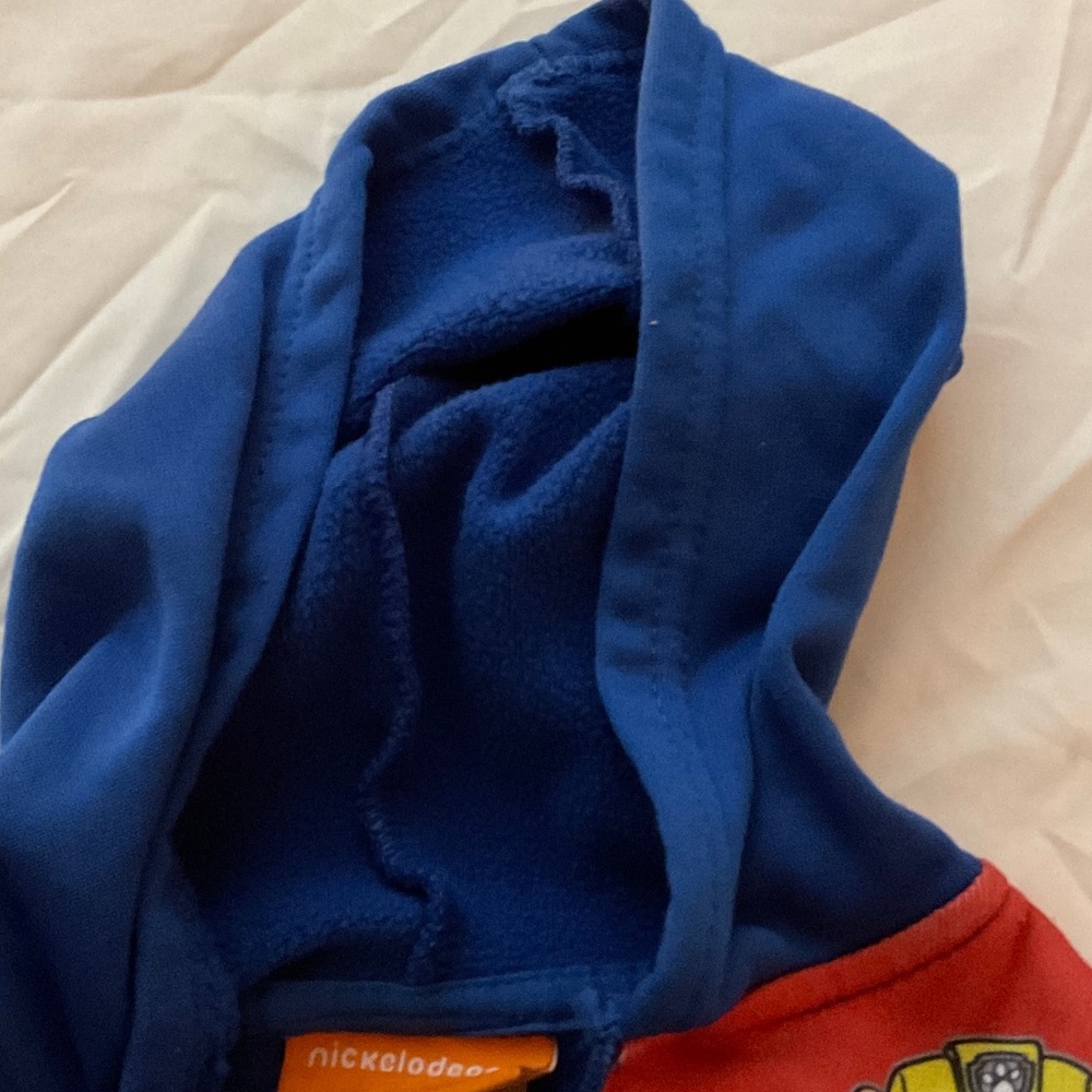 Paw Patrol Kids Hoodie - Blue, Red, and Gray with Character Graphics - Picture 3 of 4